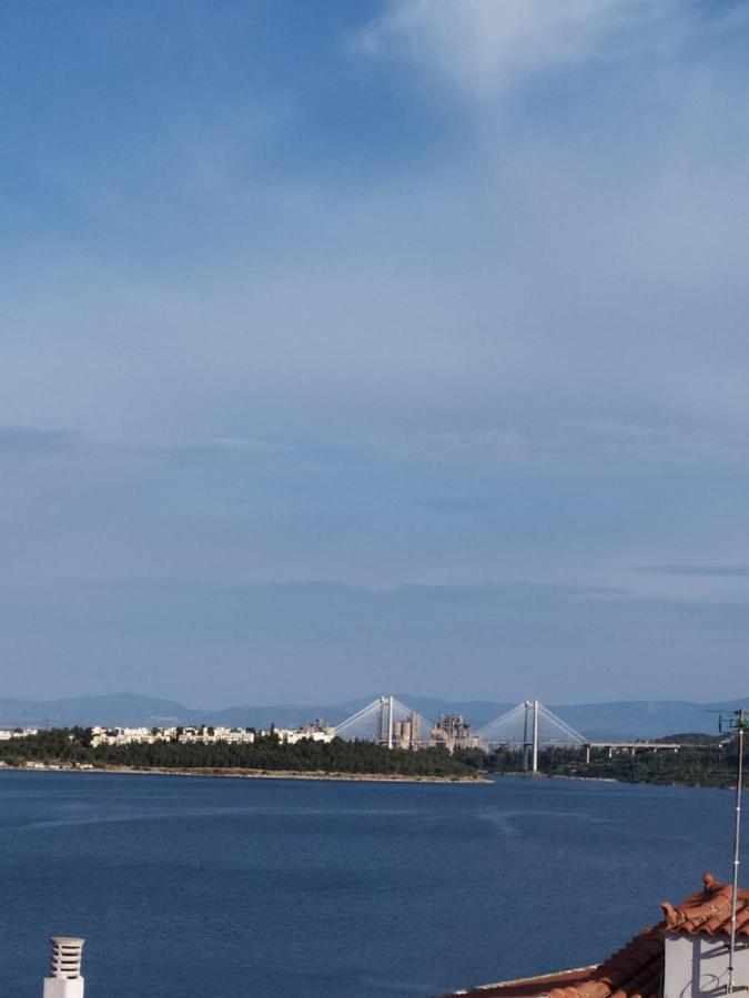 Ferienwohnung Seaview Chalkis Karababás Exterior foto